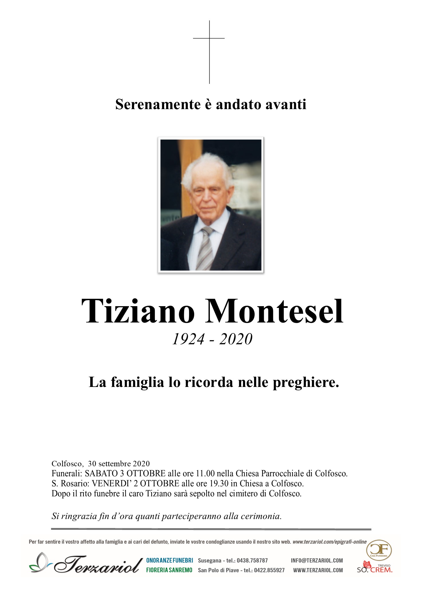 Epigrafe Montesel Tiziano