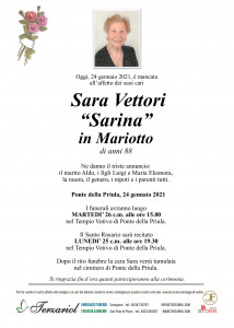 epigrafe Vettori Sara