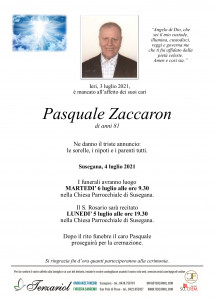 Epigrafe Zaccaron Pasquale