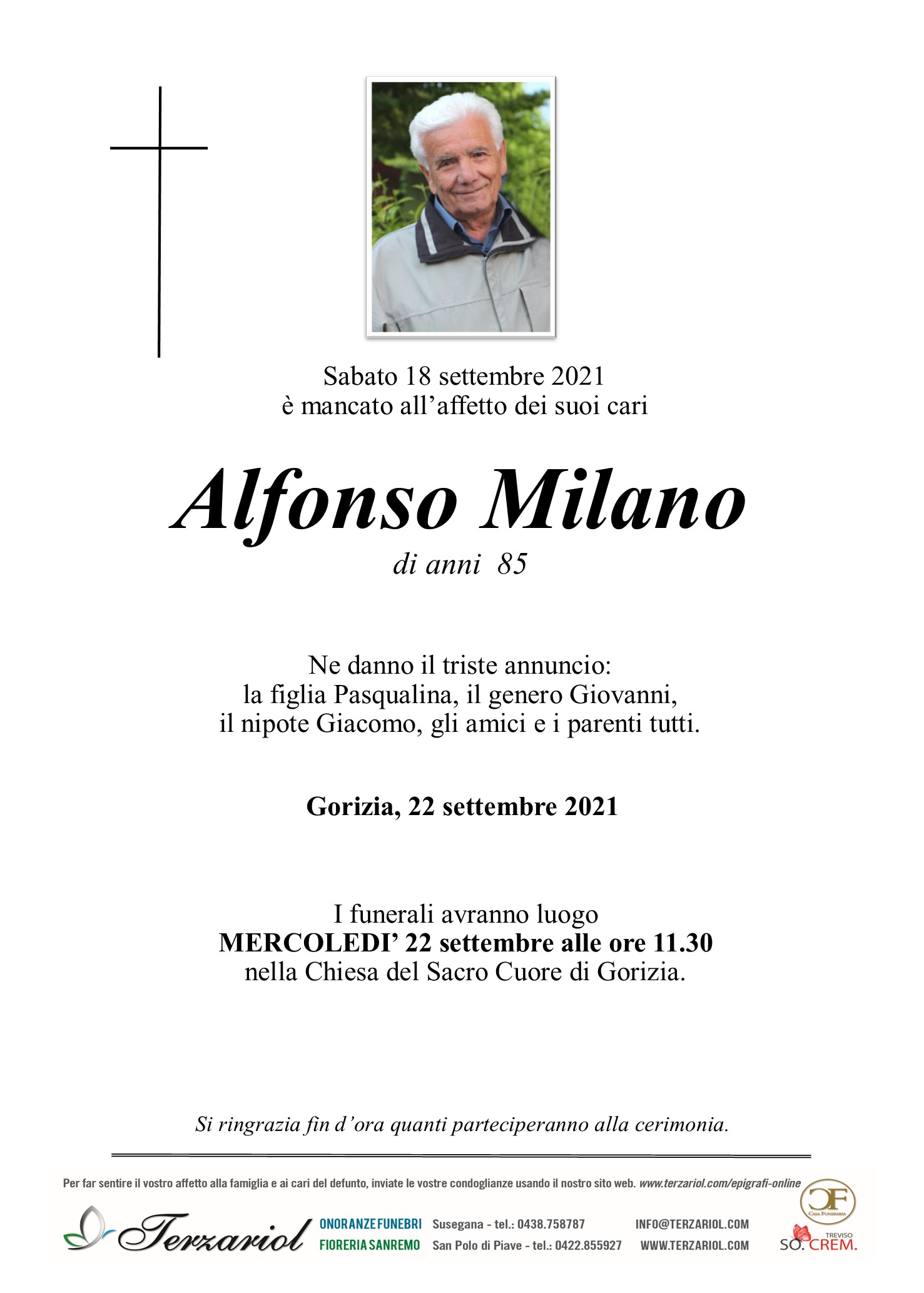 Epigrafe Milano Alfonso