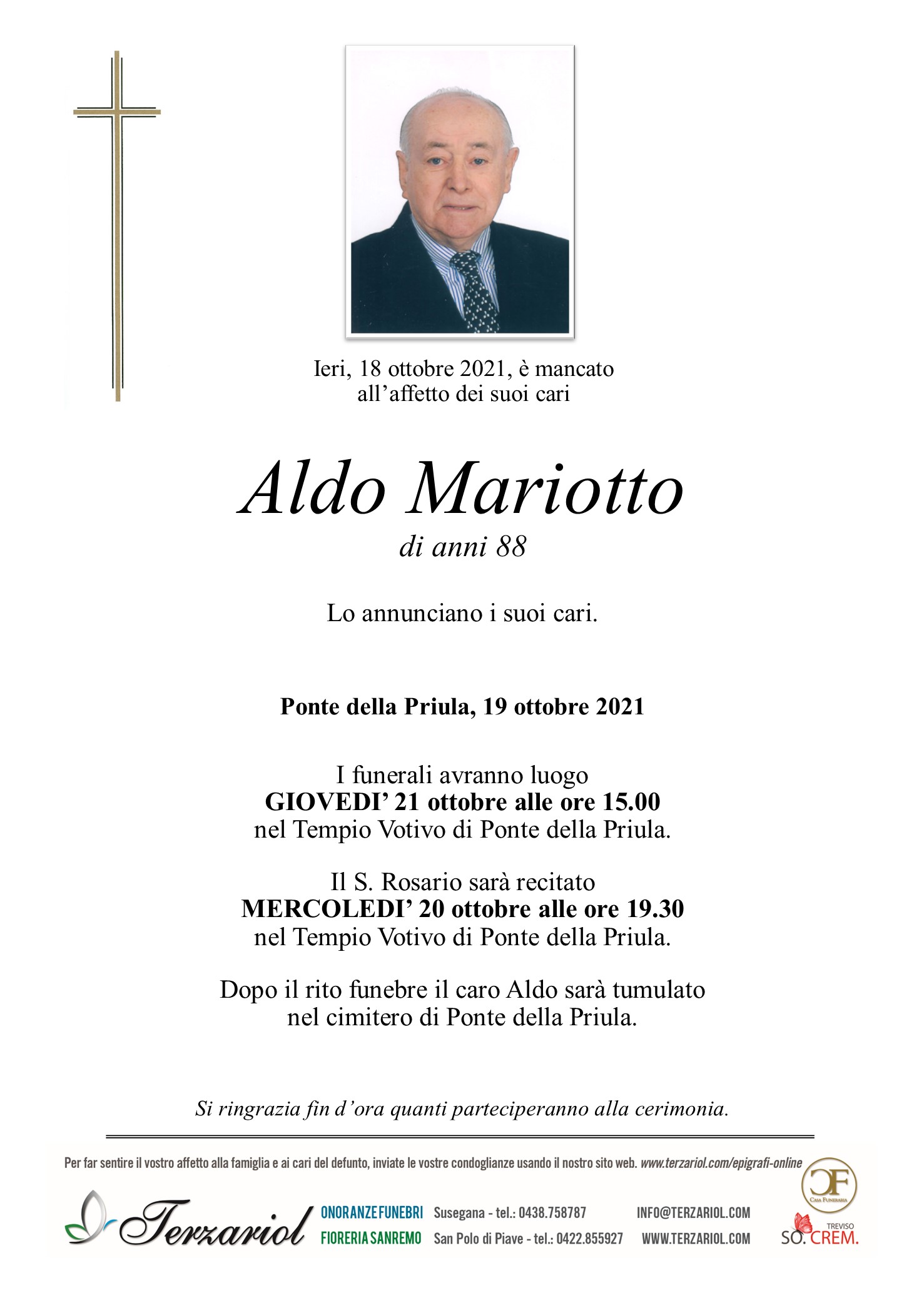 Epigrafe Mariotto Aldo
