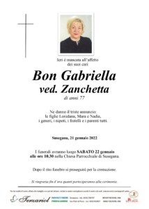 epigrafe Bon Gabriella