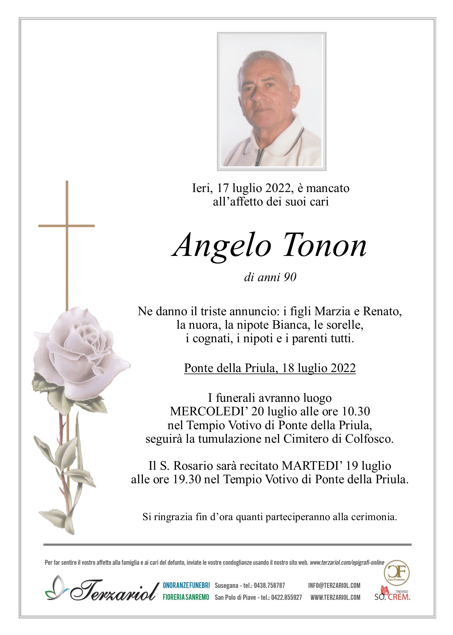 epigrafe Tonon Angelo