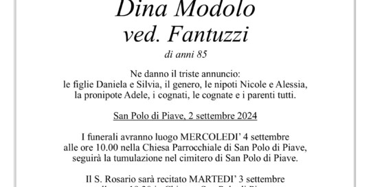 Epigrafe Modolo Dina