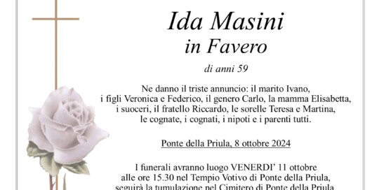 Epigrafe Masini Ida