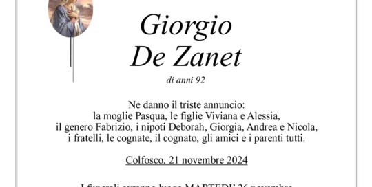 Epigrafe De Zanet Giorgio
