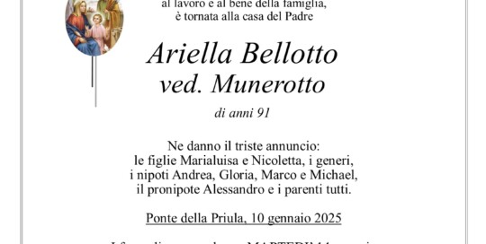 Epigrafe Bellotto Ariella