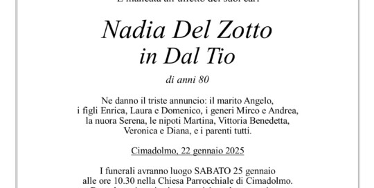Epigrafe Del Zotto Nadia