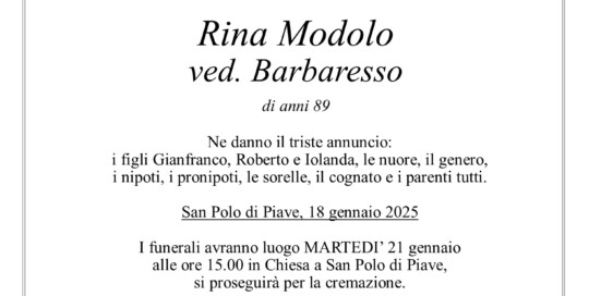epigrafe Modolo Rina