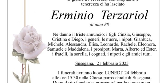 Epigrafe Terzariol Erminio