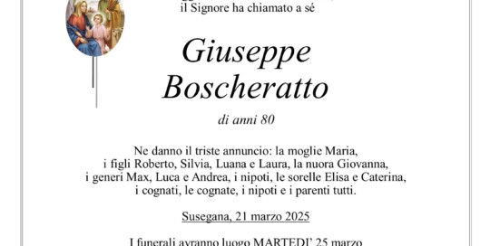 Epigrafe Boscheratto Giuseppe