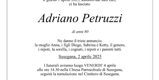Epigrafe Petruzzi Adriano