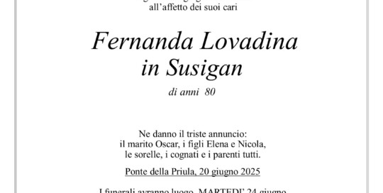 Epigrafe Lovadina Fernanda