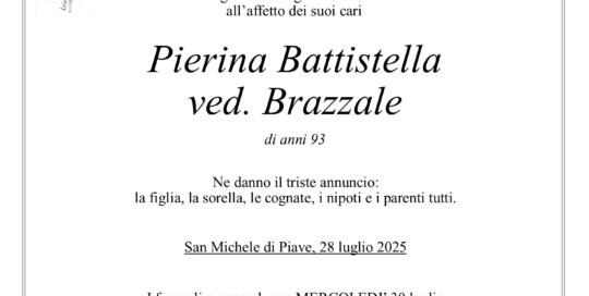 Epigrafe Battistella pierina