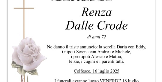 Epigrafi Dalle Crode Renza