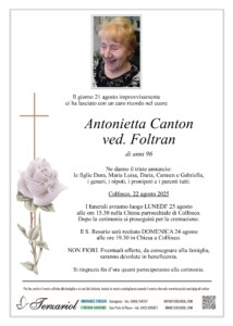 Epigrafe Canton Antonietta