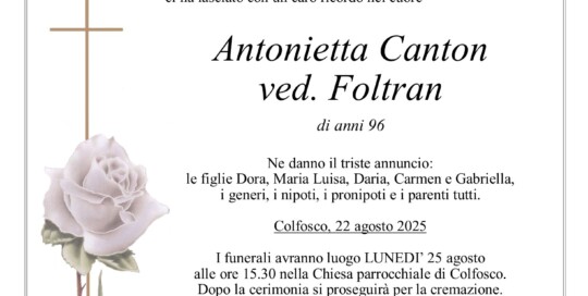 Epigrafe Canton Antonietta
