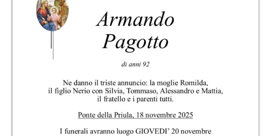 Epigrafe Pagotto Armando