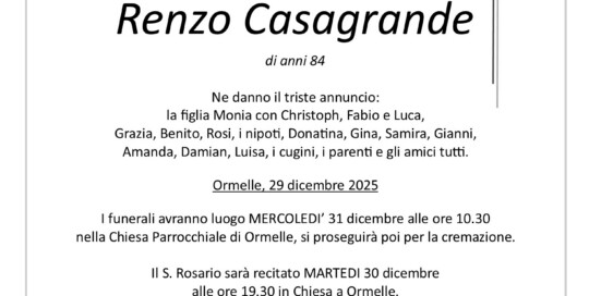Epigrafe Casagrande Renzo