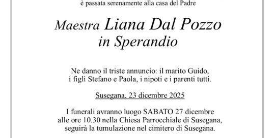 Epigrafe Dal Pozzo Liana