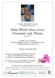Epigrafe Fornasier Anna Maria