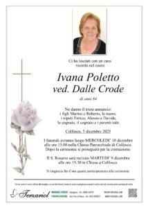 Epigrafe Poletto Ivana