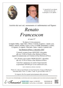 epigrafe Francescon Renato