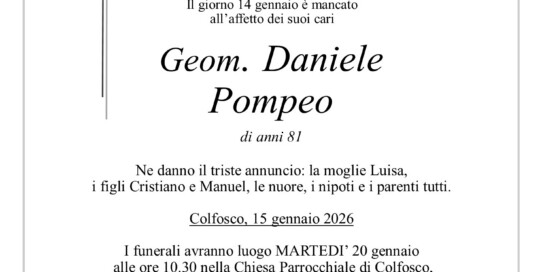 Epigrafe Pompeo Daniele