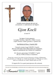 Epigrafe Kocli Gjon