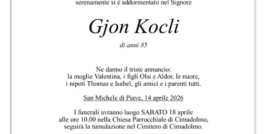 Epigrafe Kocli Gjon