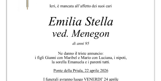 Epigrafe Stella Emilia