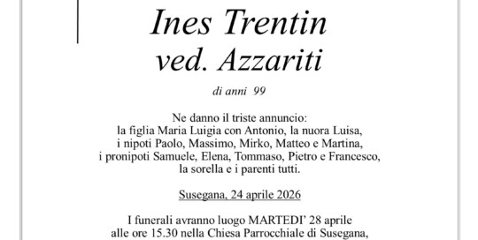 Epigrafe Trentin Ines
