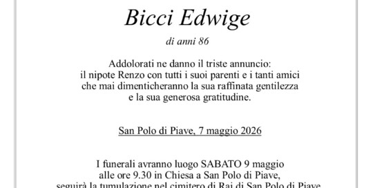 Epigrafe Bicci Edwige