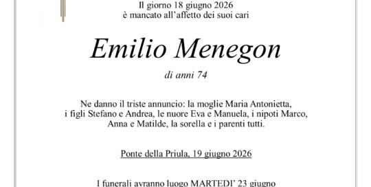 Epigrafe Menegon Emilio