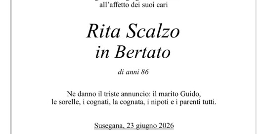Epigrafe Scalzo Rita