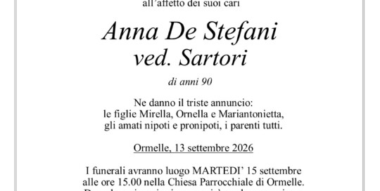 Epigrafe De Stefani Anna