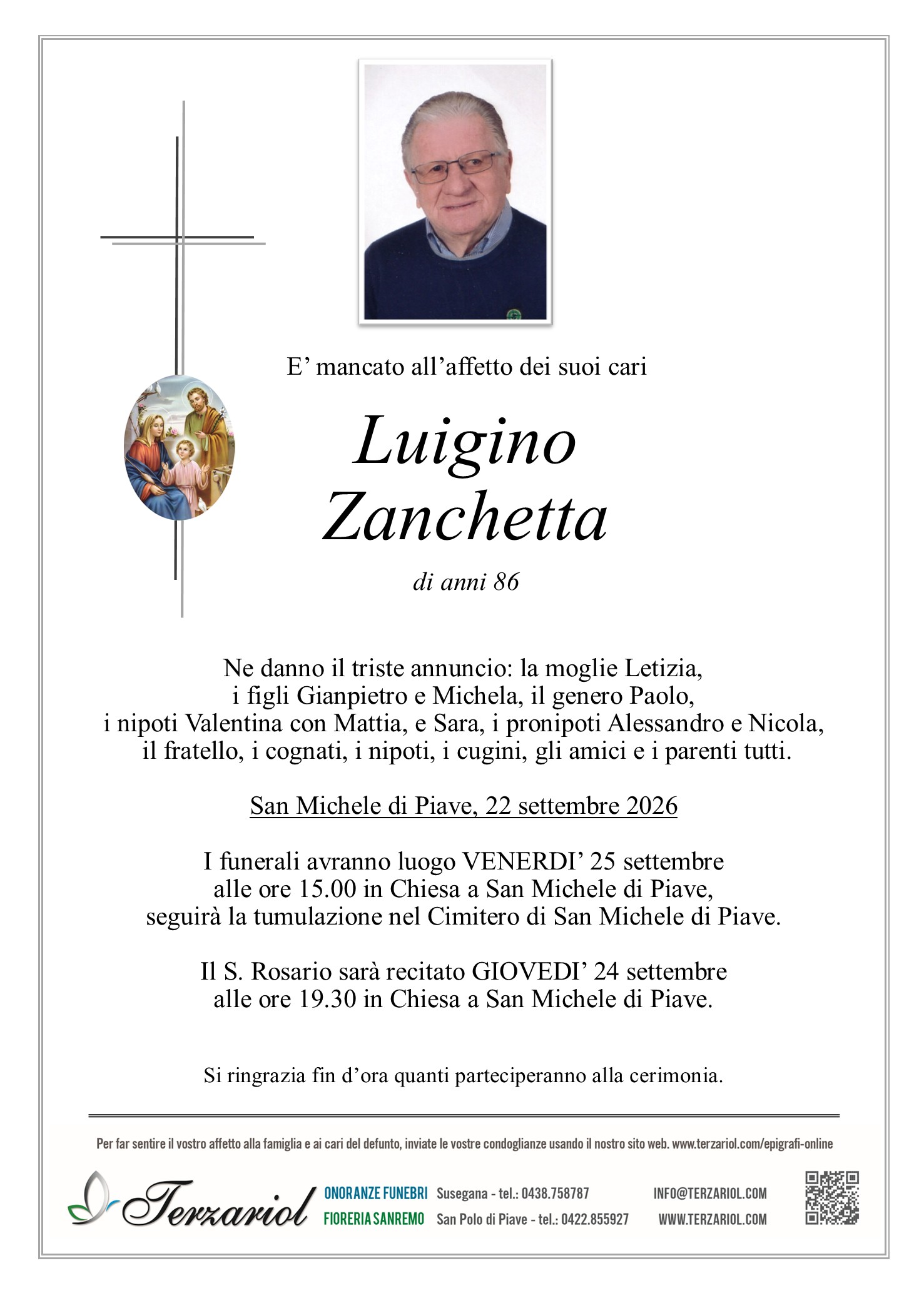 epigrafe Zanchetta Lugino